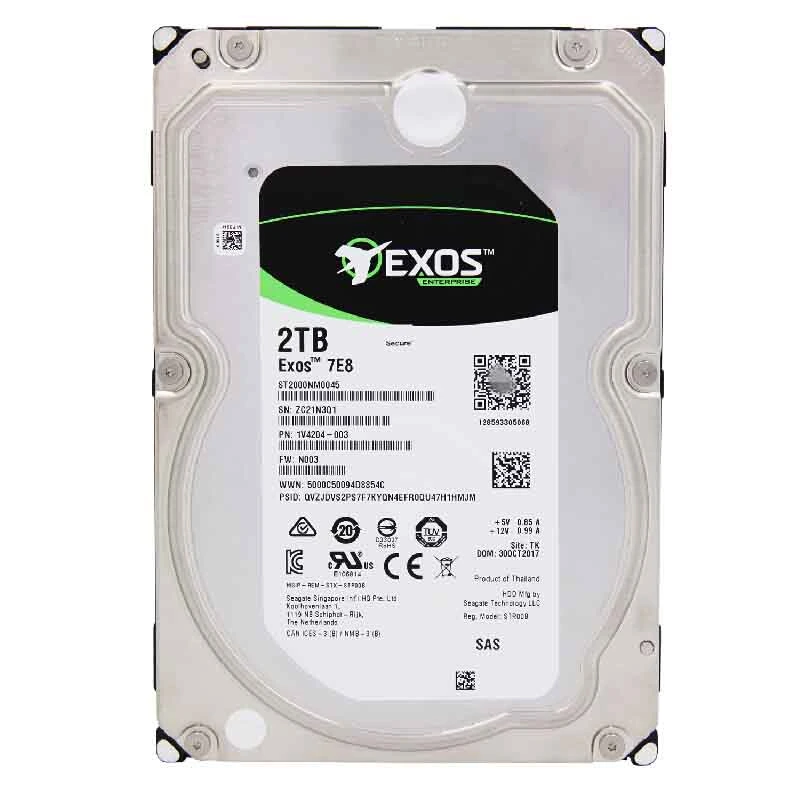 Seagate Enterprise St2000nm0045 2tb HDD St2000nm0055 Internal Hard Drive SATA III 6GB/S 7200rpm 128MB 3.5"