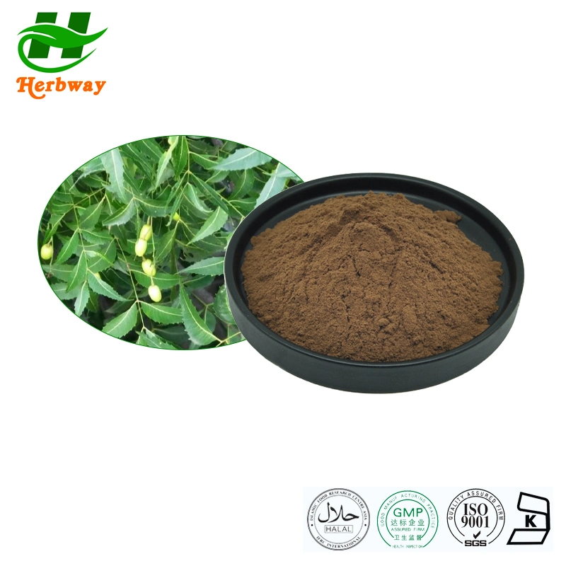 Herbway Manufacturer Price Azadriachta Indica Extract Powder Neem Extract Powder 5% 25% Azadirachtin Biopesticide