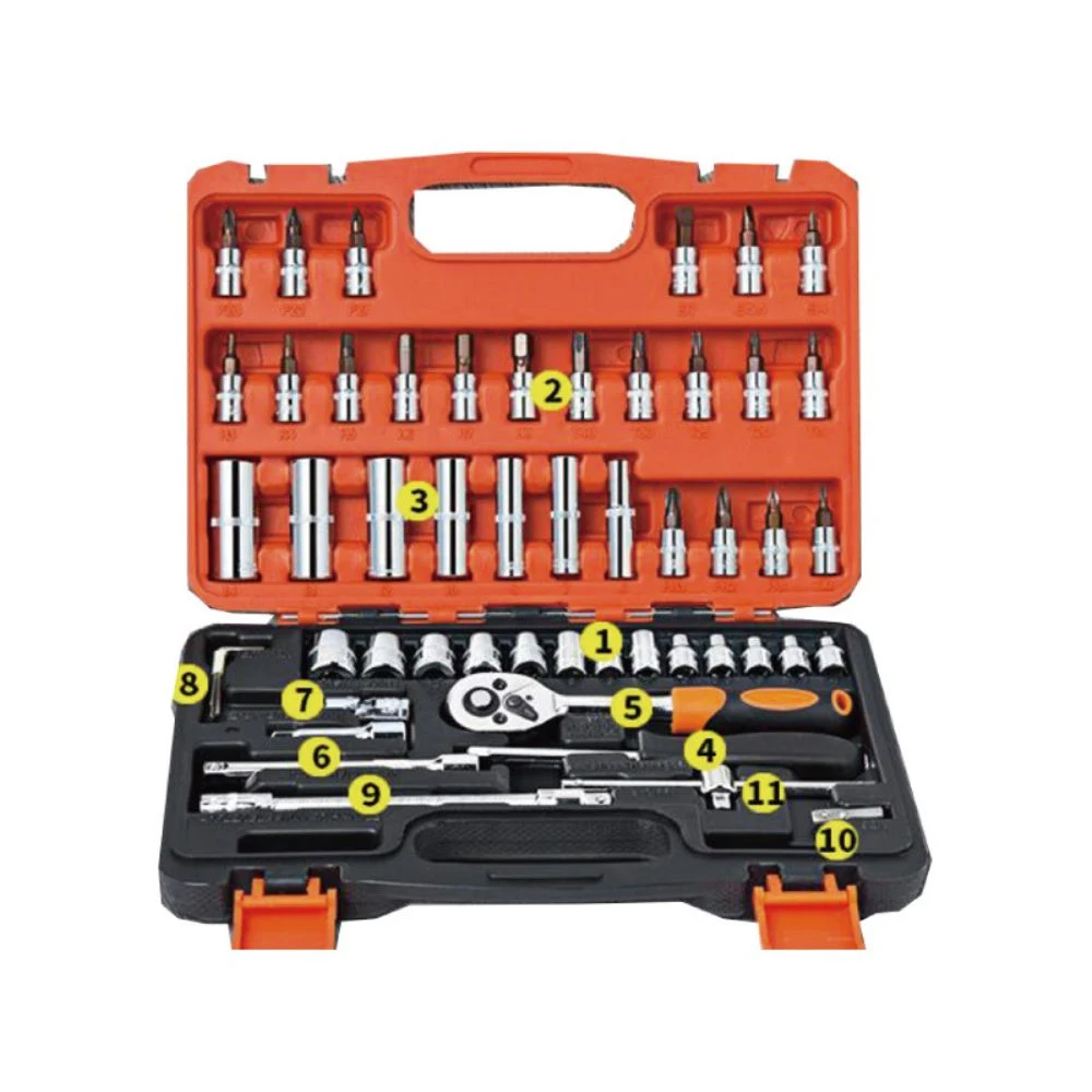 53 PCS Car and Motorcycle Tool Box Repair Kit Ci25219