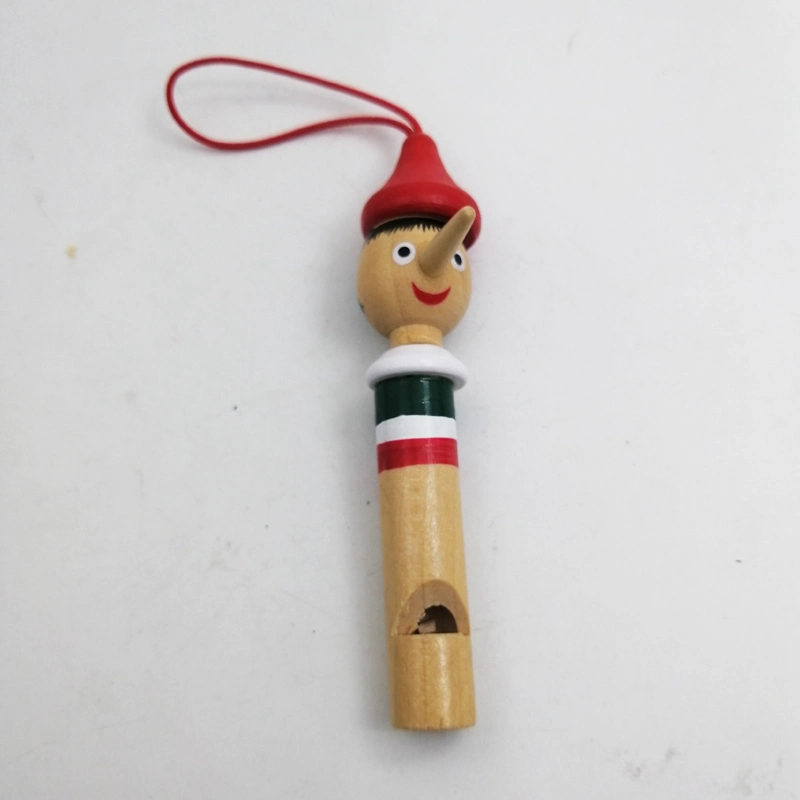 Pinocchio Round Face Long Nose Puppet Version Whistle