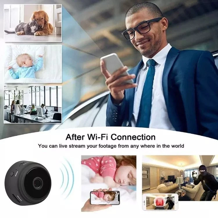 Best Seller mini cámara espía inalámbrica WiFi cámara oculta HD 1080P en el interior de la seguridad casera Cams