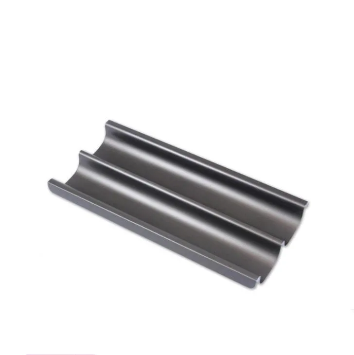 Commercial Grade Glazed Aluminum Steel 2 Grooves Baguette Tray Suit Industrial Baking Applications Home Baker