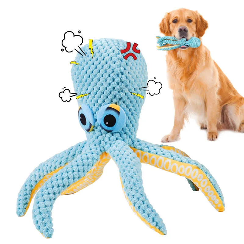 Pulpo grande Plush Big Stuffed Pet Chew Toys