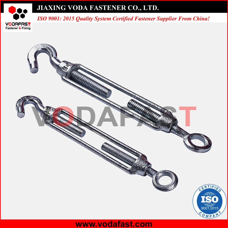 Vodafast DIN 1480 Drop Forged Wire Rope Turnbuckle Zinc Plated