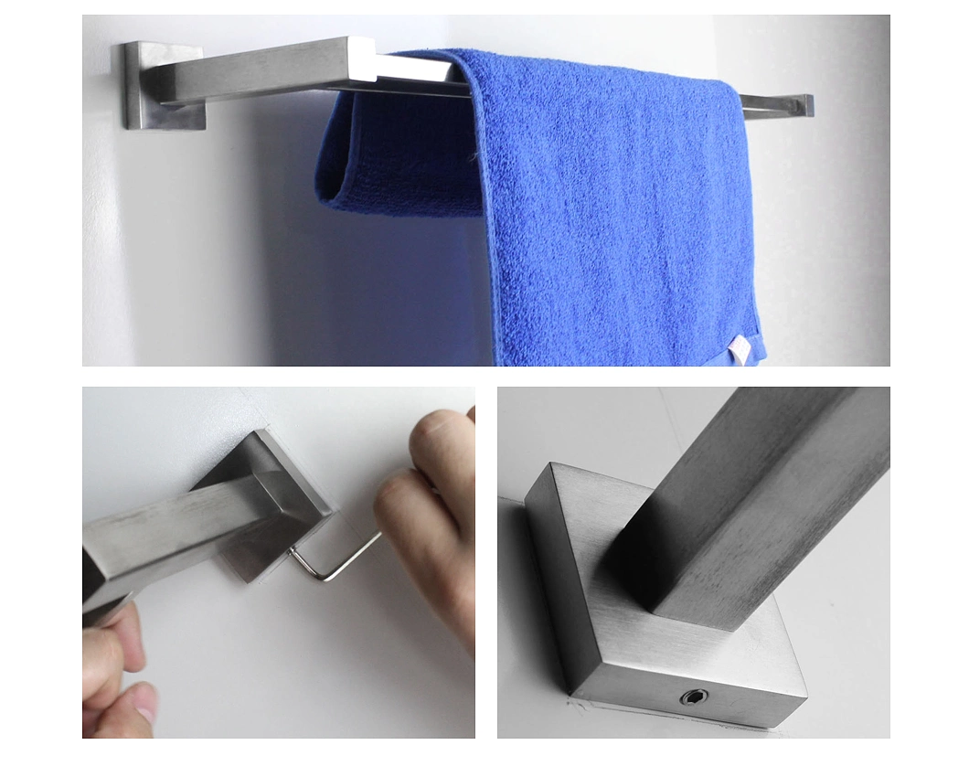 Точность Ablinox литой корпус из нержавеющей стали с одним крючком полотенце кронштейн ванная комната