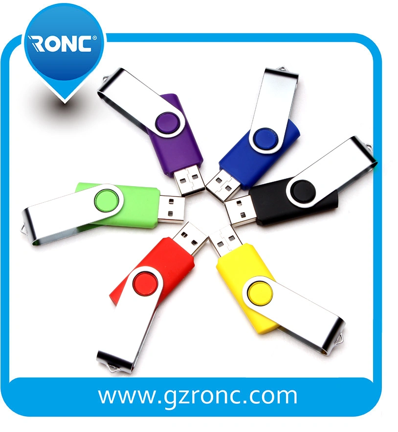 Promotion Gifts Swivel USB 2.0 Flash Drive 16GB 32GB 64GB 128GB Pendrive