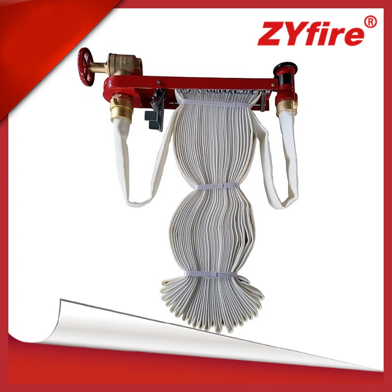 Zyfire Single Jacket Fire Hose for Fire Fighting with Threaded Coupling for Fire Cabinet