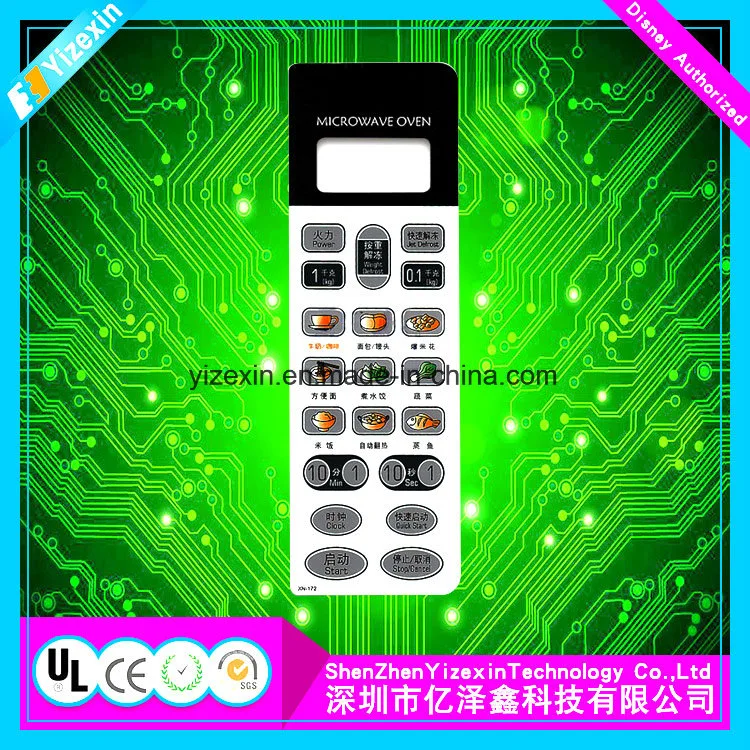 Yizexin Polish Color Button Metal Dome Keyboard Overlay Graphic