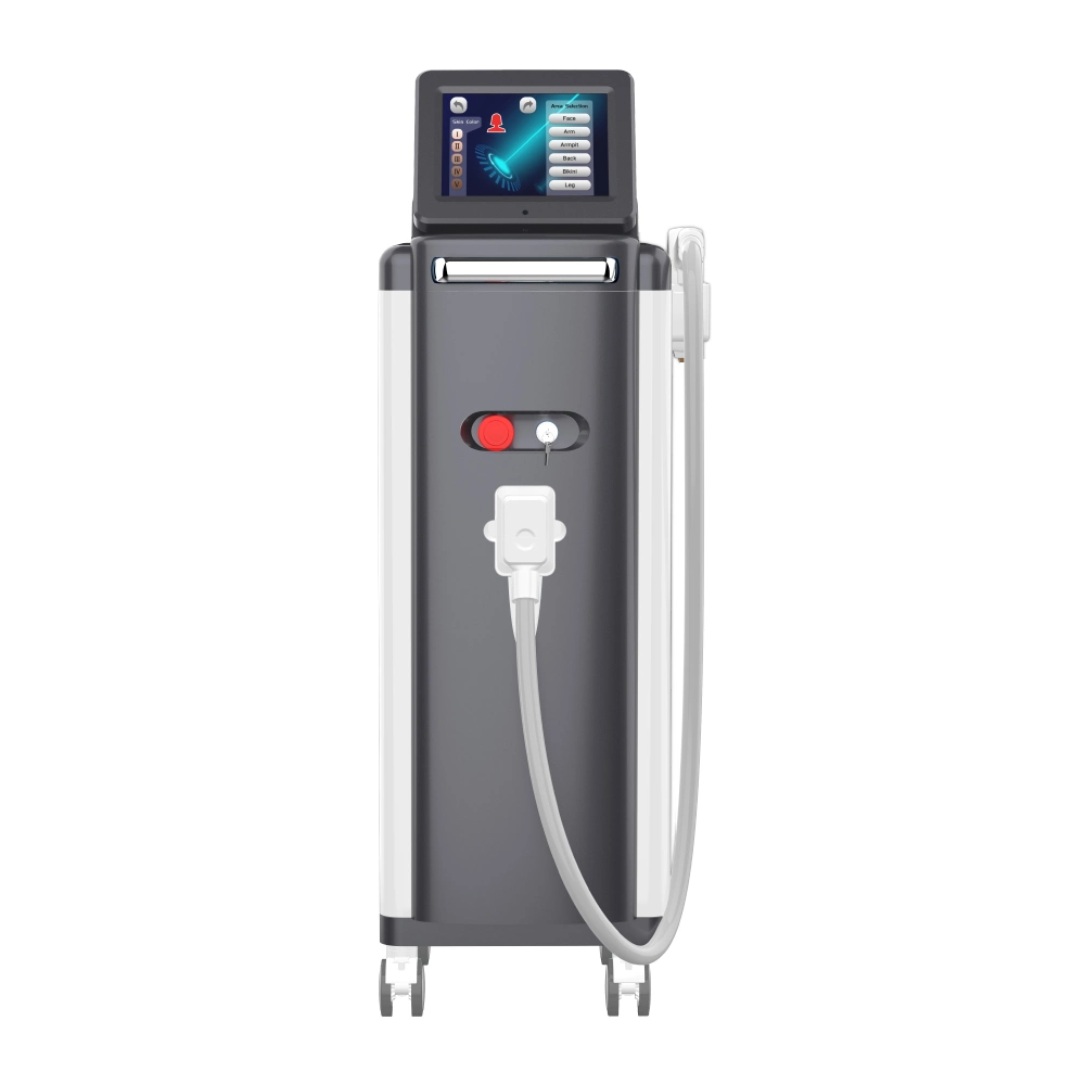 Blue and Black Case 3 Wavelength 755 808 1064nm All Skin Colors Painless Diode Laser Hair Removal