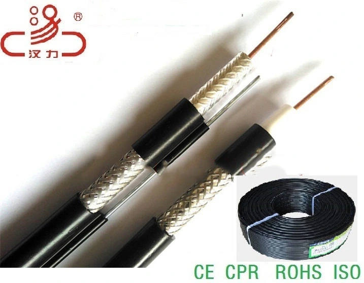 RG6 RG59 de alta calidad de vídeo CCTV cable RG11 Cable coaxial RG59