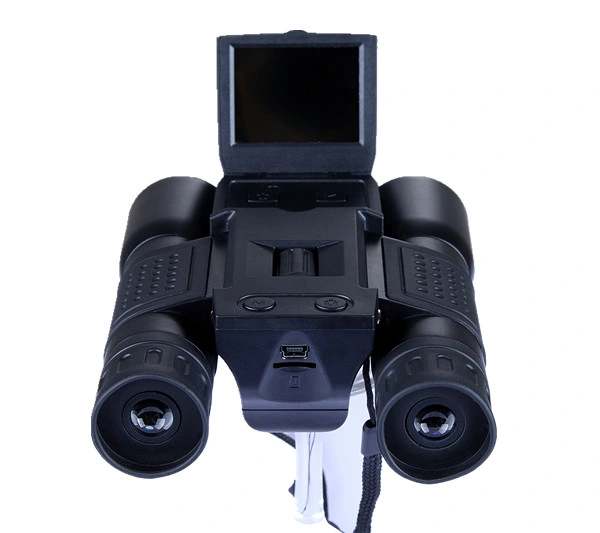 Novo 12X Zoom Telescópio Digital da câmara de vídeo HD 1280x720p com ecrã LCD de 2,0 polegadas FS308 Câmaras Binocular Digital (AVP028BD618)