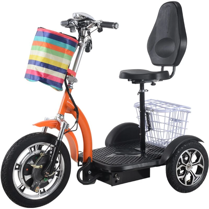 Zappy original de fábrica 500W 800W de 3 ruedas Scooter de movilidad eléctrica Trike discapacitados discapacitados en silla de ruedas Scooters