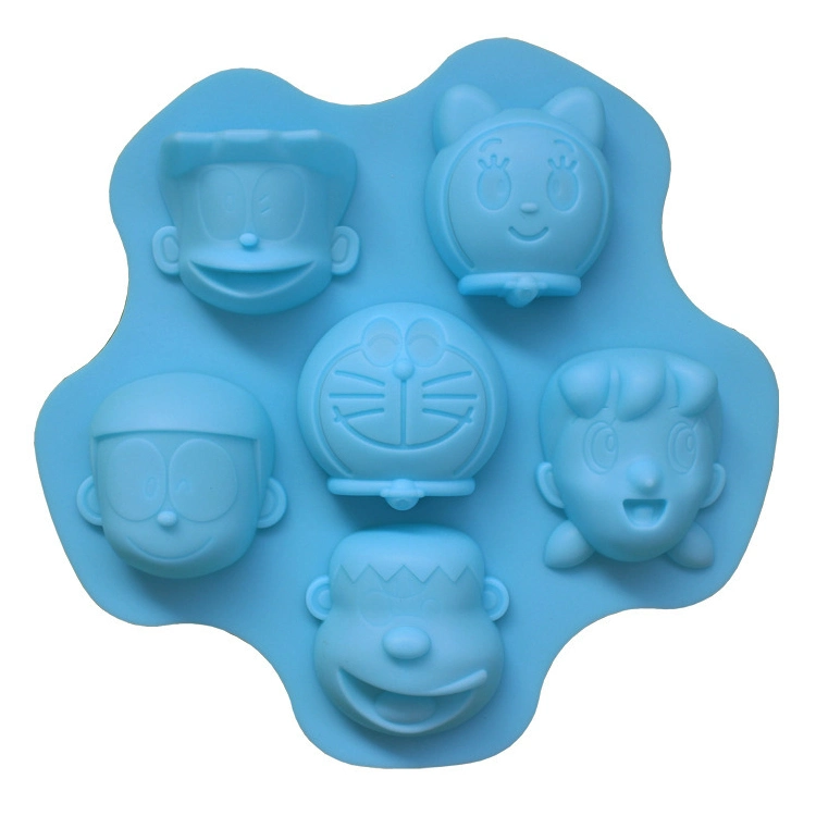 Manufacturer Wholesale/Supplier Doraemon Cartoon Silicone Mold for Candle Soap Cake Making