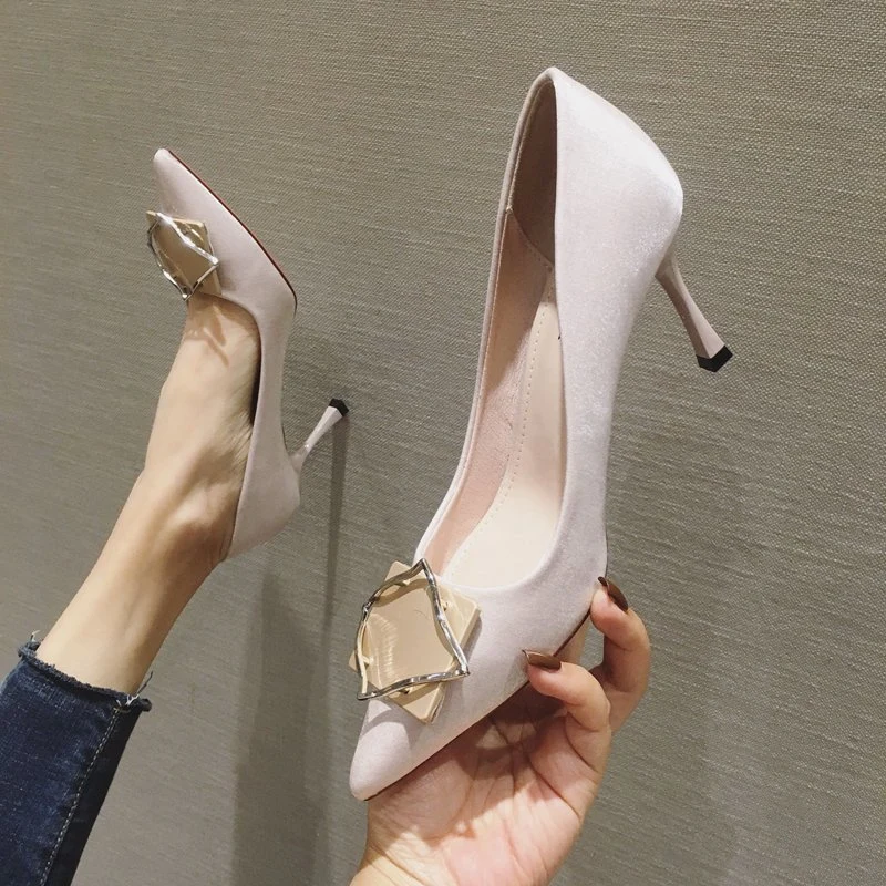 New Design Pointed Toe Ladies High Heel Shoes Women Dress Shoes for Wedding or Party