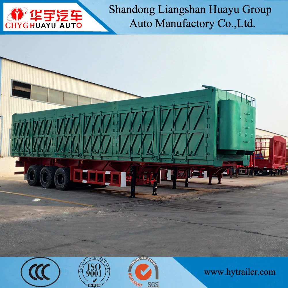 Heavy Duty Van Type Box Cargo Transport Semi Truck Trailer