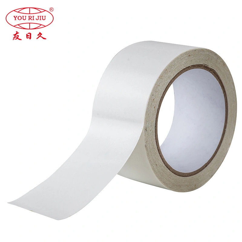 Yourijiu Cloth Electrical Stationery Pasting Two Side White Yellow Paper Hotmelt Solvent Glue Tissue Tape