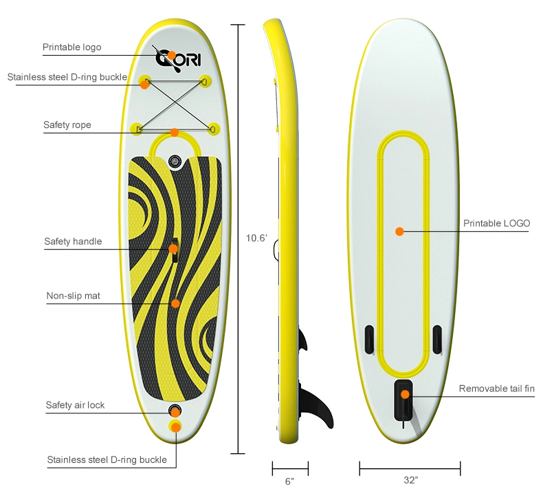 Novo Design Sup Inflável Boards barato grossista Placa OEM Board com bomba