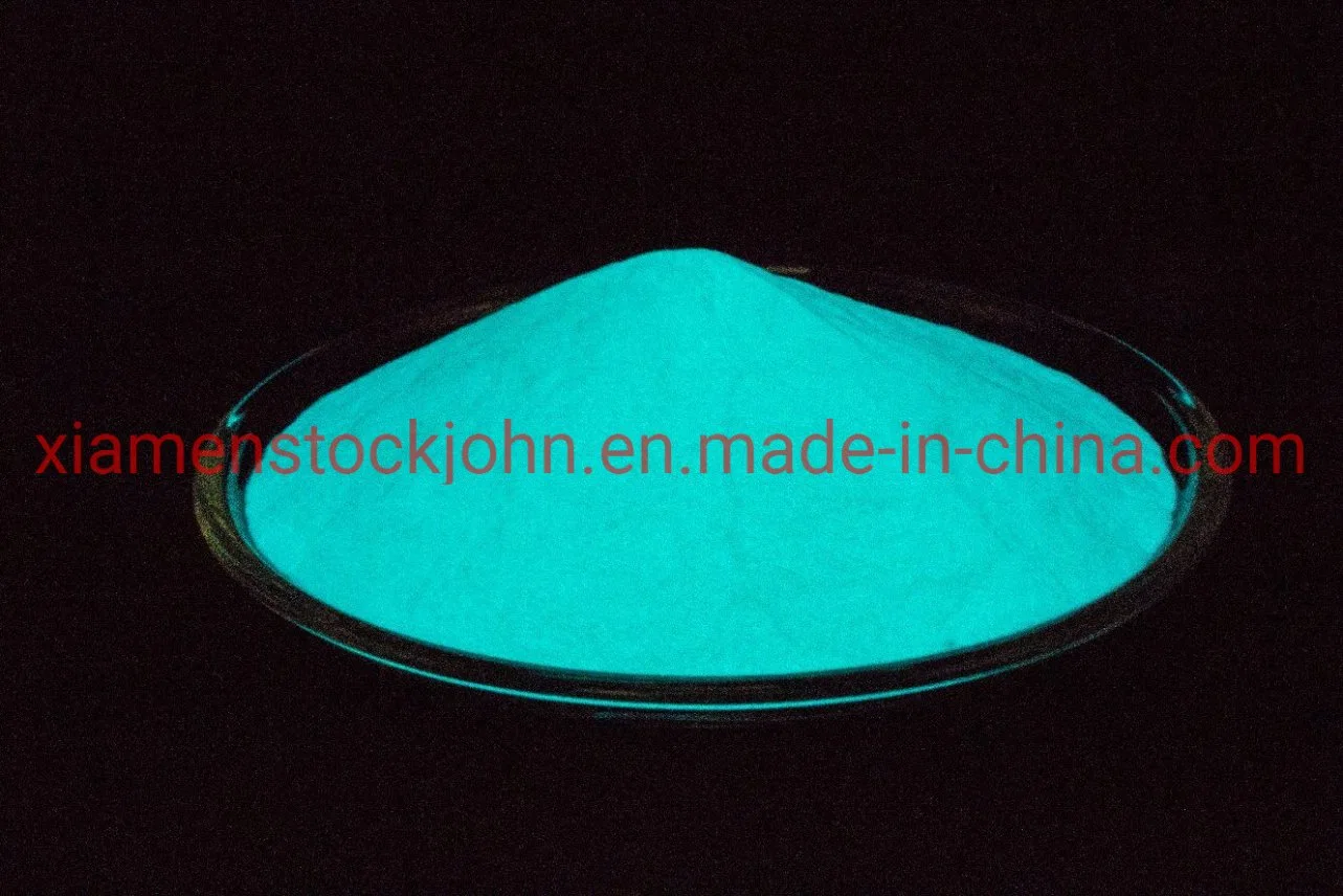 Blue Green Light Glow in The Dark Powder Pigment for Fashion Jewelry