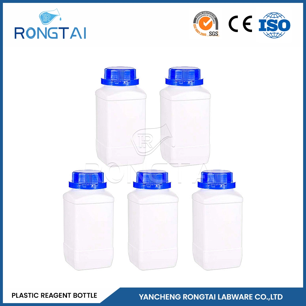 Rongtai Kunststoff PP Chemische Labor Reagenz Flasche Hersteller PE Reagenz Flasche Labor China 500ml 2000ml 2500ml Kunststoff PETG PET Reagenz Flasche