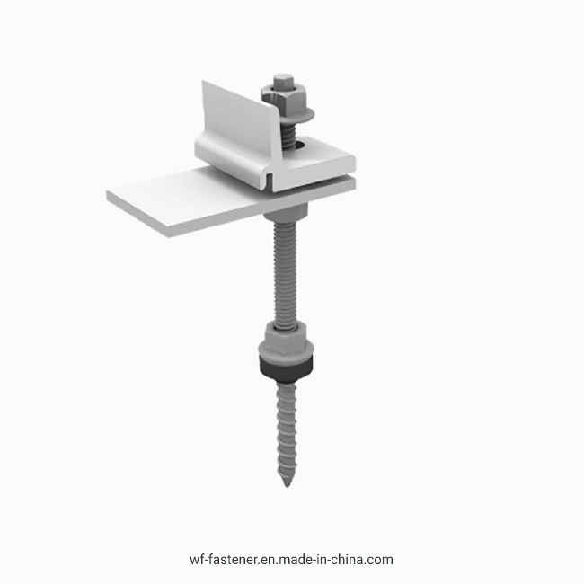 Solar de acero inoxidable perno del colgador para el montaje del techo solar de metal corrugado
