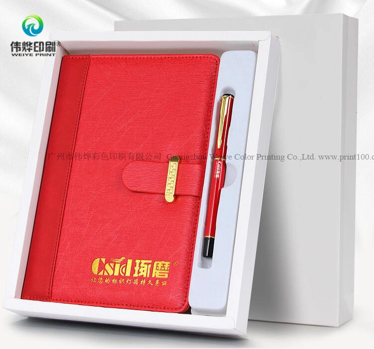 Anniversary Business Notebook Promotion Gift Set with Pen and USB