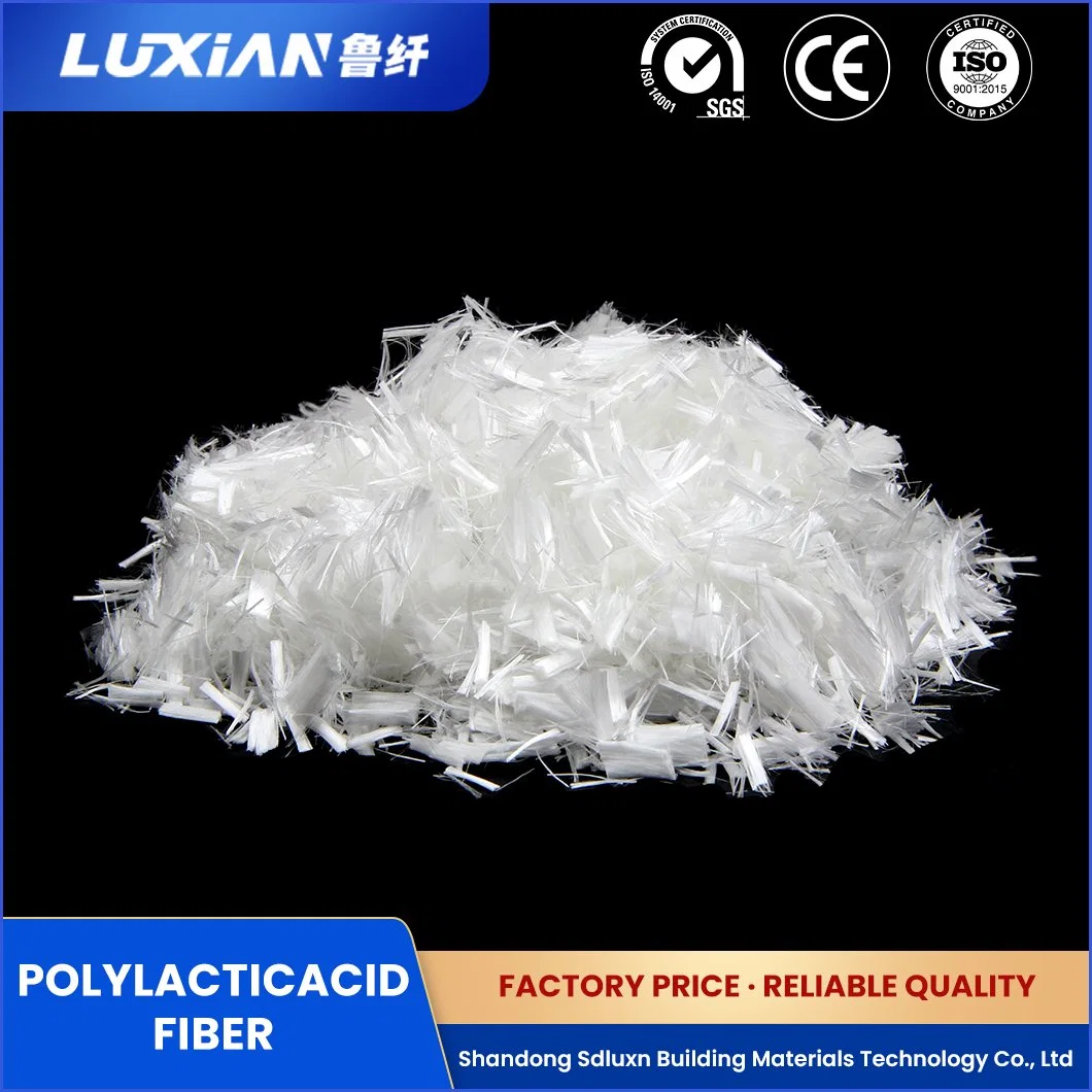 Luxn Short Fiber Wholesale/Supplier PLA Lxpl PLA Fiber Corn Fiber China 1.24G/Cm3 Density Natural Degradation PLA Fiber Manufacturing Applied to Filling Material