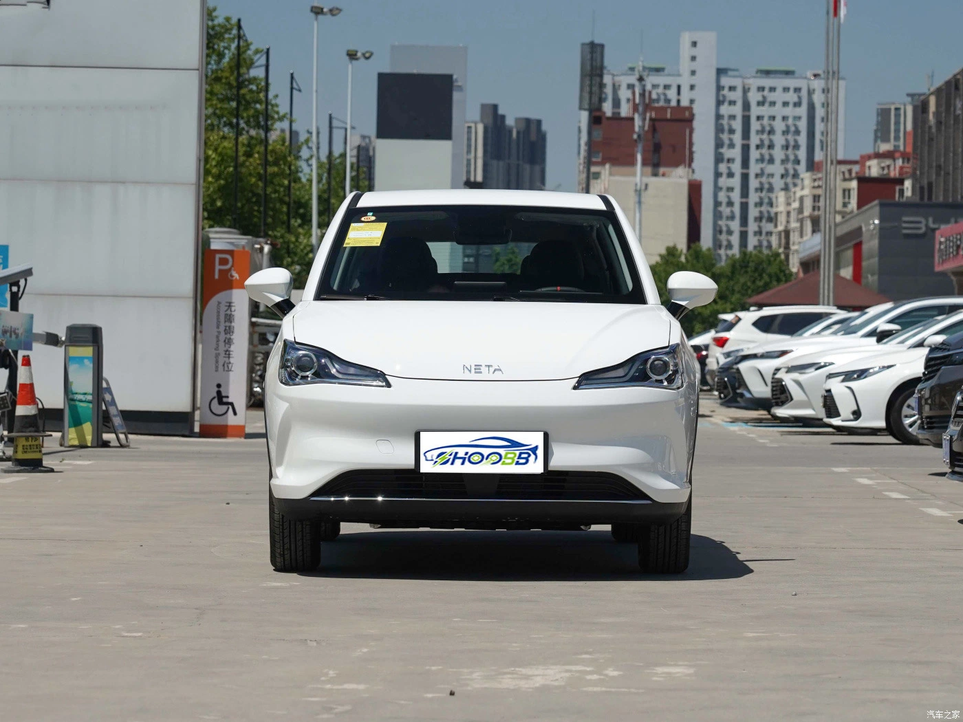 Fabrik Lieferant verwendet Elektroauto Neta V Rechtshandantrieb Elektrofahrzeug mit ECC