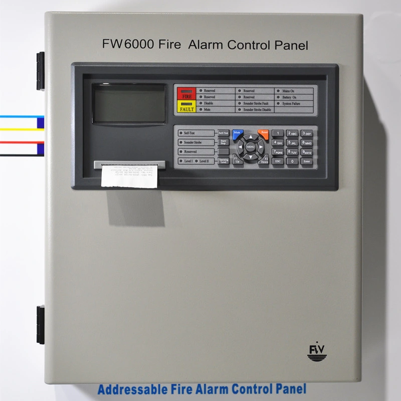 Fire Safety Addressable Security Alarm Control Panel for Alarm System in House Building