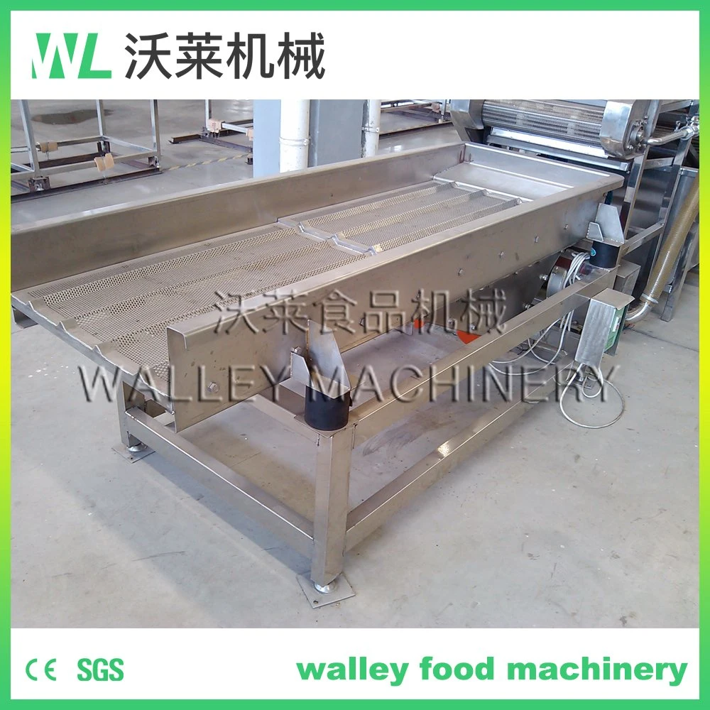 China Vibrating Grader Vegetable Dewatering Machine Fruit Drain Water Vibrator