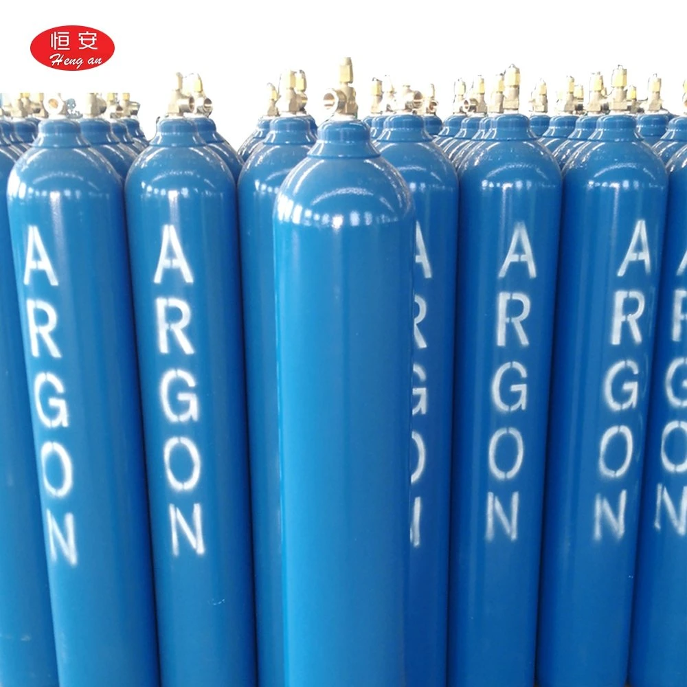 High Pressure 50L Argon Gas Mixing Gas Cylinder DOT3AA Standard 2400psi 300CF