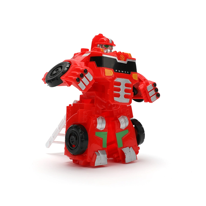 Venda a quente crianças Puzzle robô de deformação brinquedos de plástico as crianças a transformar o carro de brincar