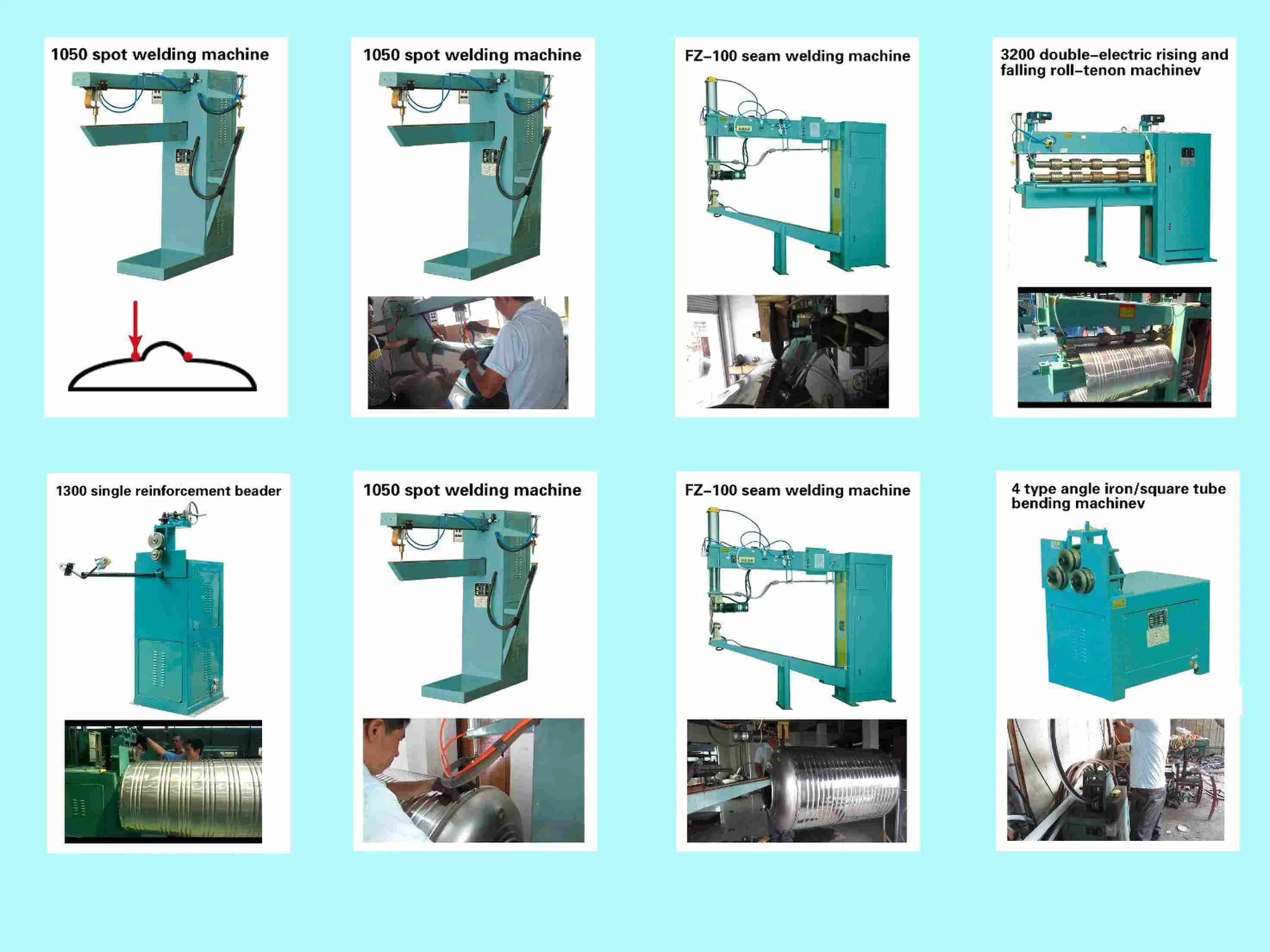 Pneumatic Seam Welder with DC & Welding Machine for Pertol Tank