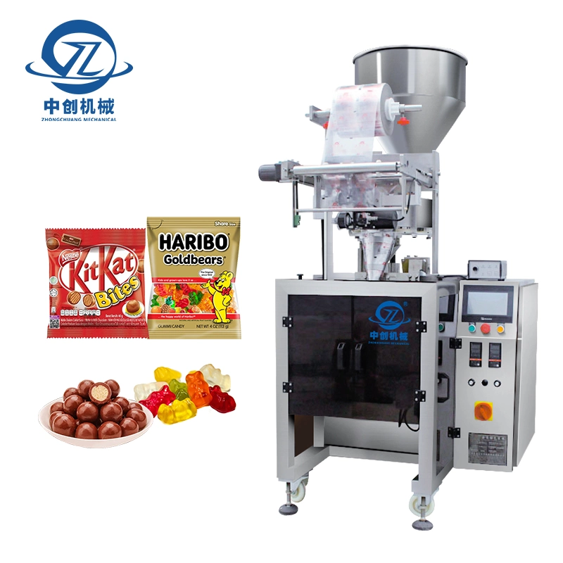 Zhongchuang Machinery Custom Automatic Gold Coin Chocolate Glass Bead Fungus Fudge Drying Fruit Vegetable Packing Machine