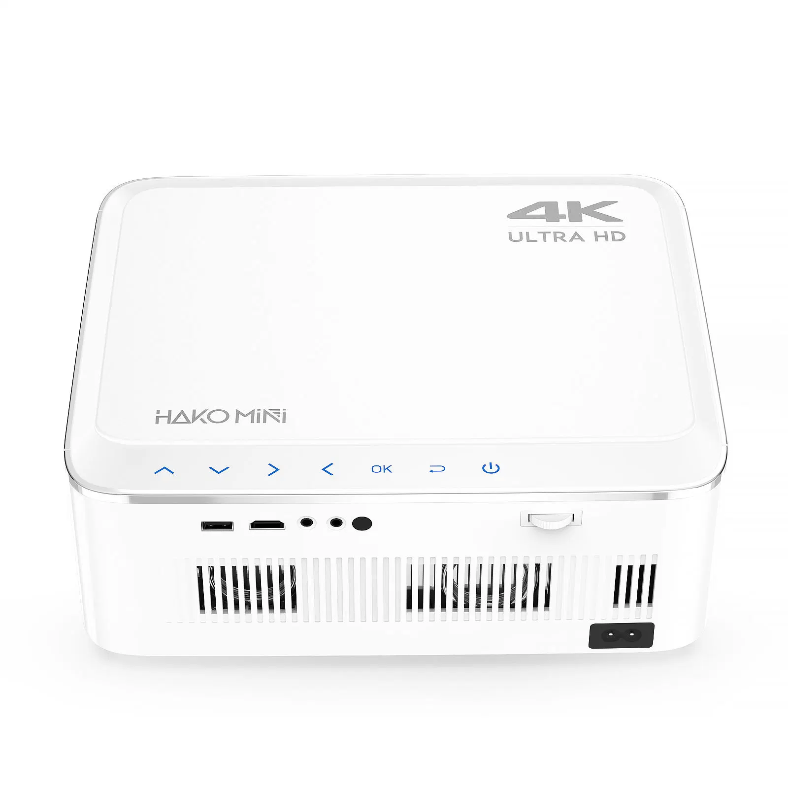 The Latest Hako Mini Projector Supports 4K Video Projectors on Home WiFi