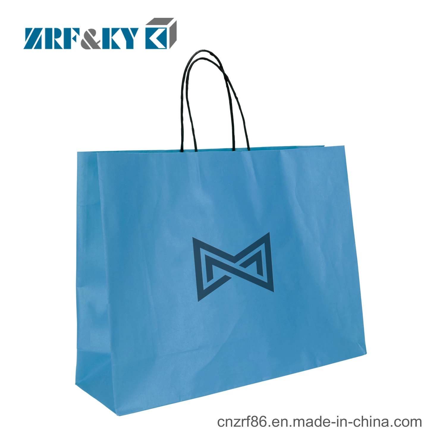 Custom Printed Color Kraft Grocery Shopping Craft Paper Bag Manufacturers