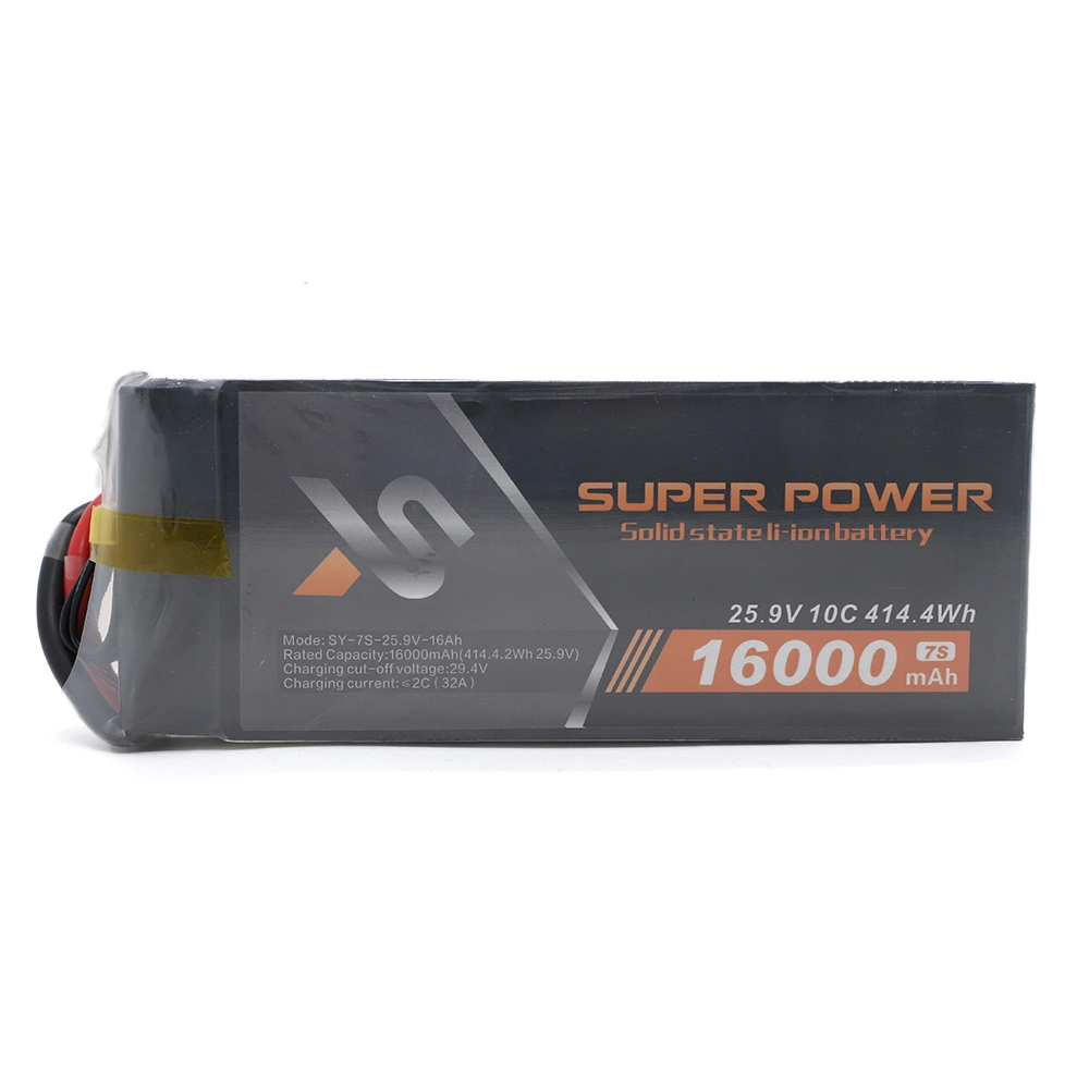 7s 16000mAh Lipo Bateria Modelo de Aeronave Bateria para Uav Drone ou