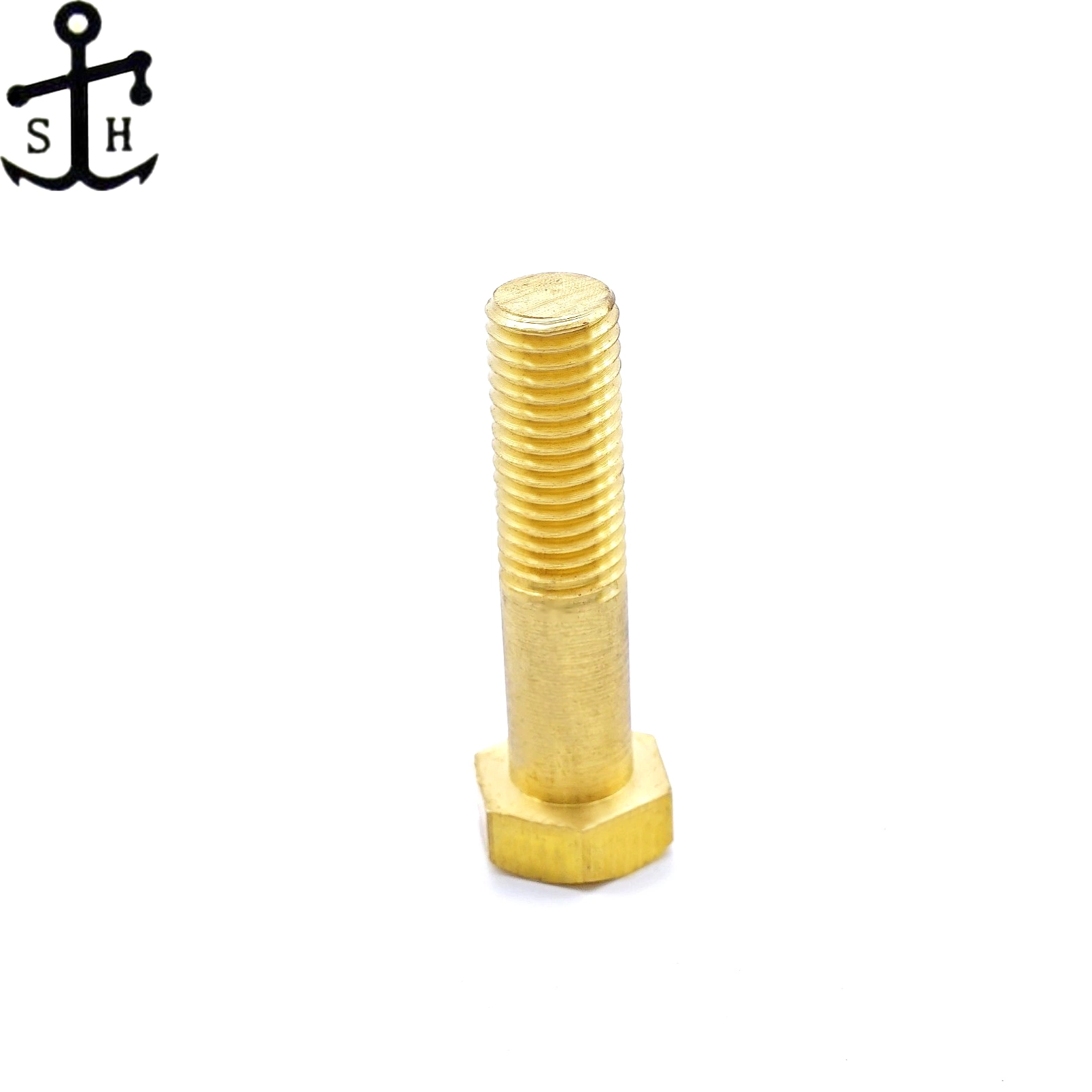 ISO 4014 Hexagon Head Screw Brass Bolts M12 M14 Made in China