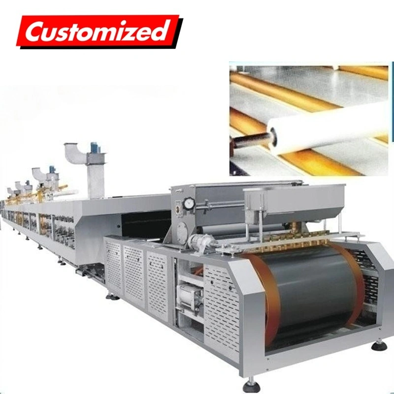 OEM Custom Fully Automatic Cup Layer Cake Production Line Machine Metal Casing