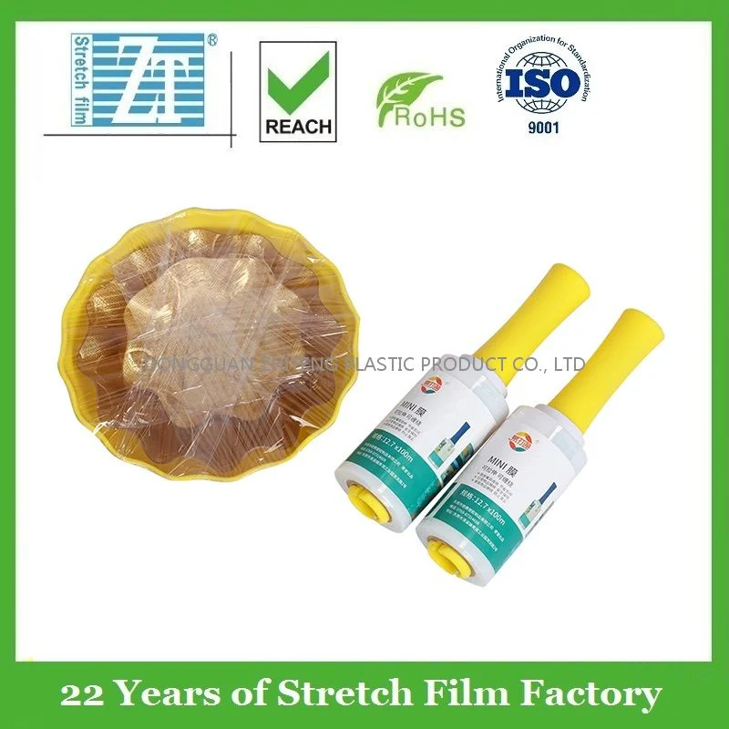 Clear Plastic Pallet Shrink Film with Plastic Handle