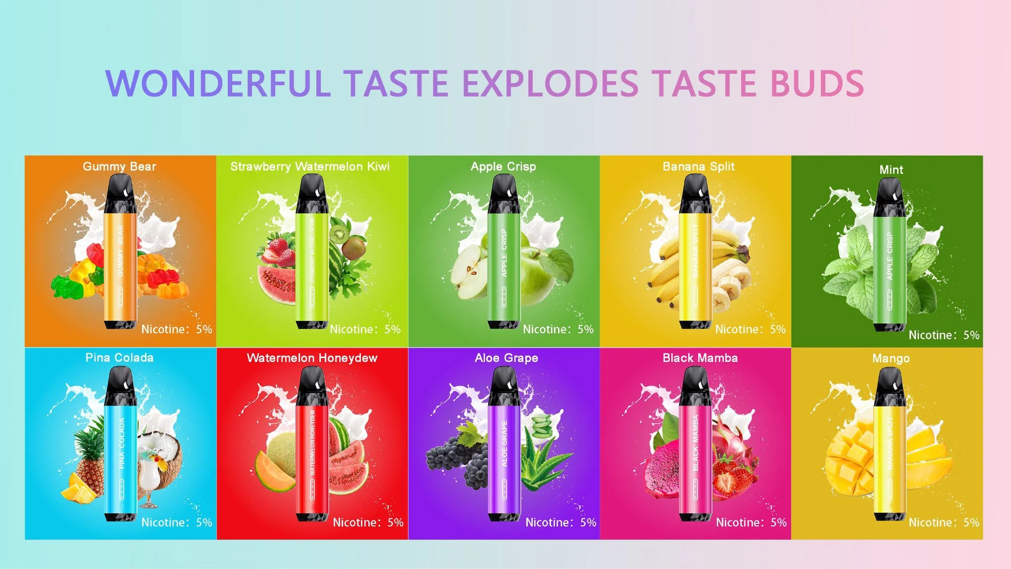 2022 Newest Disposable/Chargeable Vape with Smart Chip 10 Flavors 3000 Puffs Disposable/Chargeable E-Cig