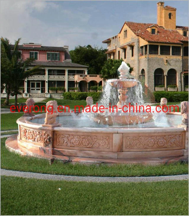 Marble Stone Water Fountain of Various Design Carving for Garden Decoration