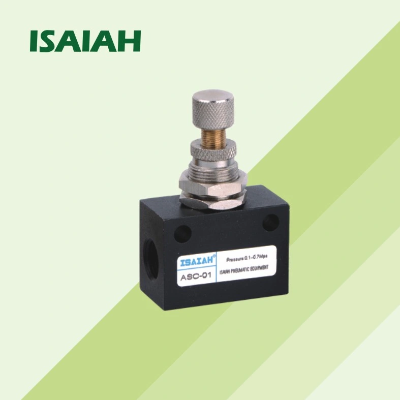 Isaiah Manufacturer Aluminum Alloy 4h Series Hand Brake Valve Pneumatic Manual Air Valve Hand Valve