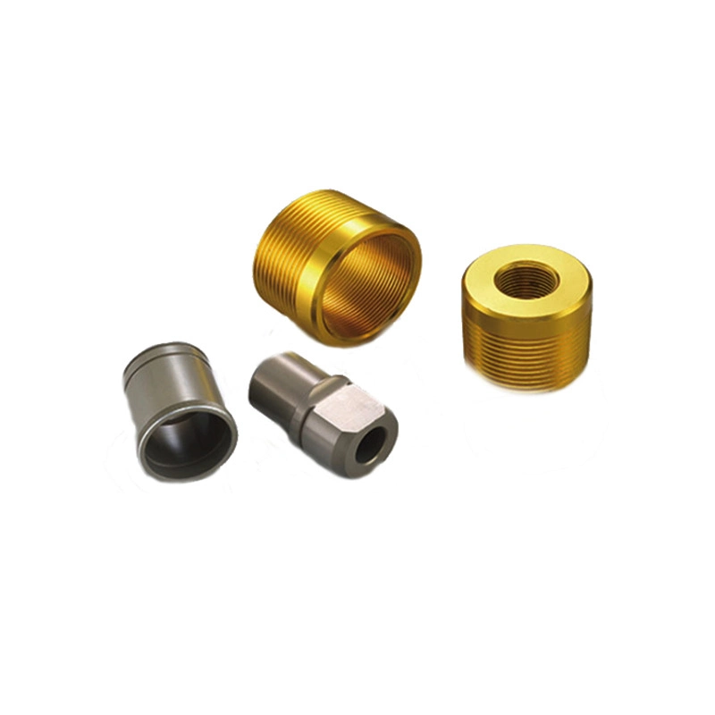 CNC Turning Machining Threaded Connector Water Pump Pipe Fittings Brass Connector Fittings