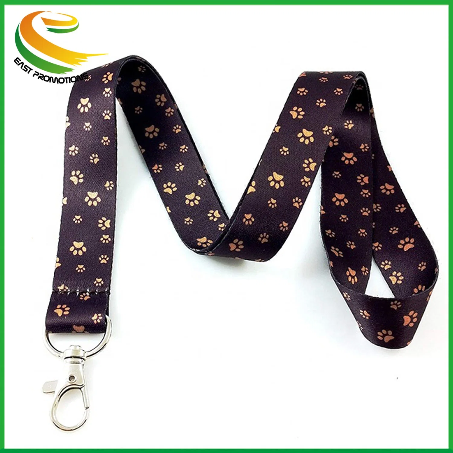 Nylon Printing Sublimation Ribbon Heat Transfer ID Card Holder Lanyards