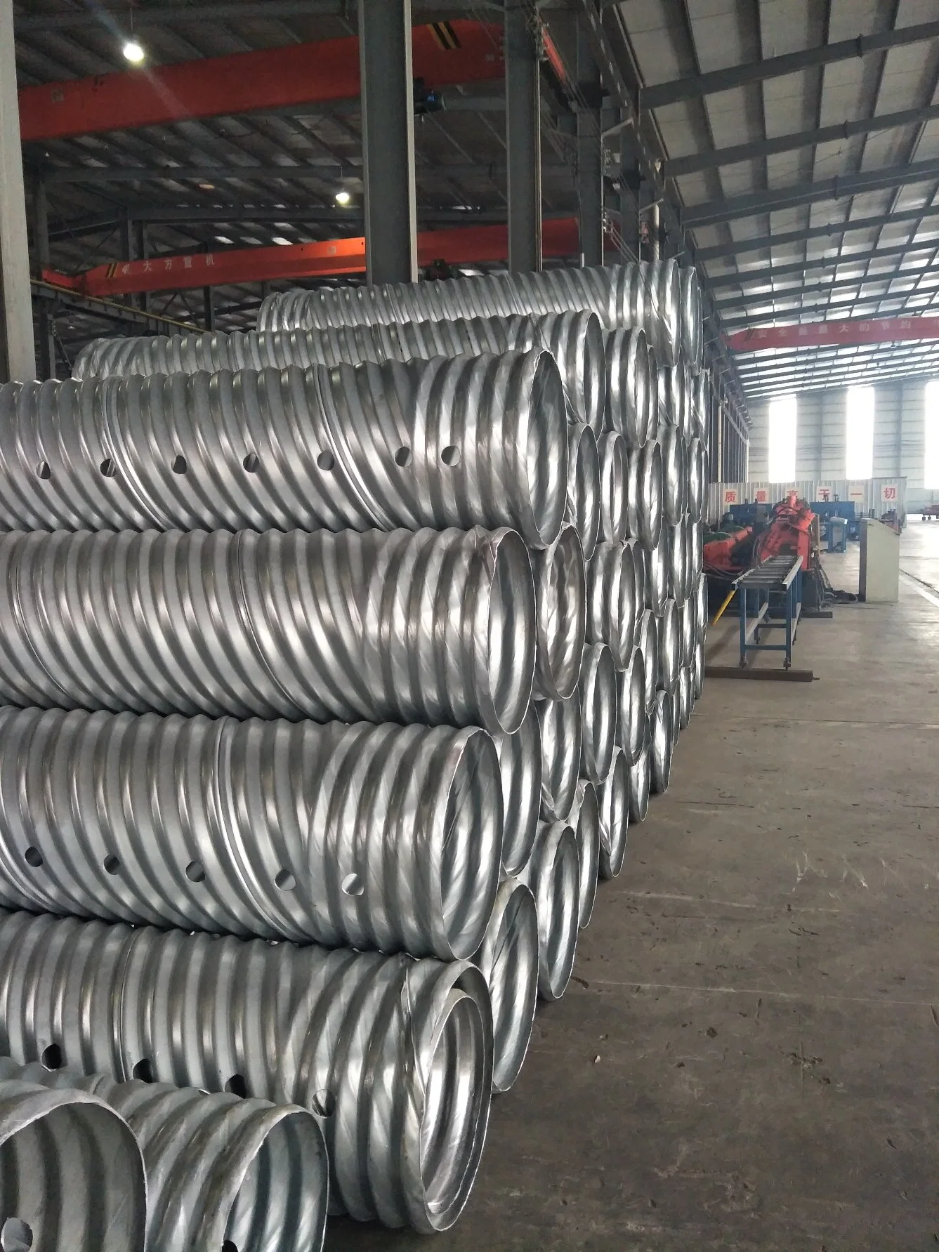 Customized Ventilation Air Duct Corrugated Steel Pipe