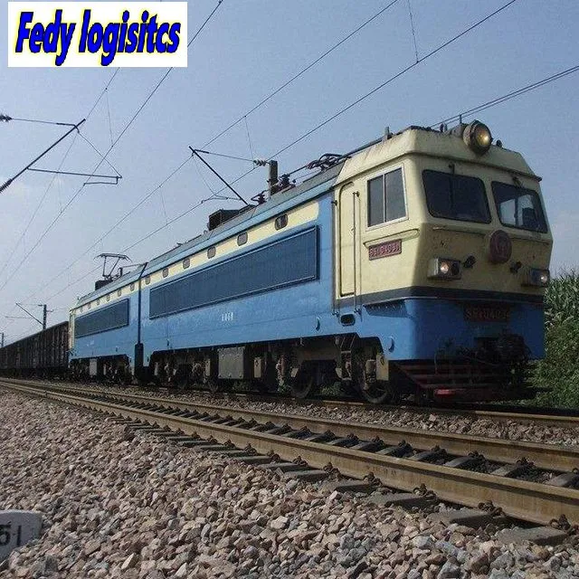 Cheapest Railway/Sea/Air Rates Shipping Cargo Service China to Italy France Denmark Germany Train Freight Forwarder