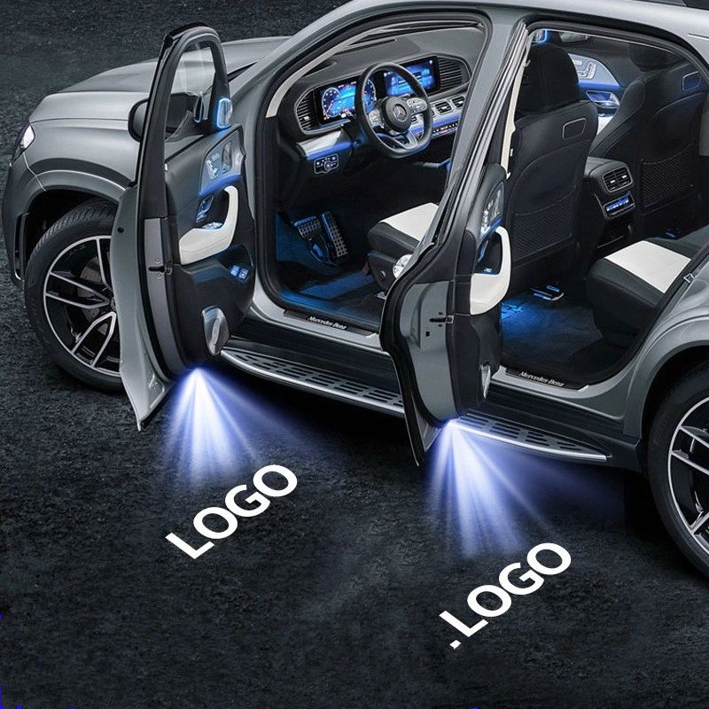 El logotipo de la puerta del coche de techo Spot de luz ambiental proyector LED de Interior Accesorios Decoración iluminación coche