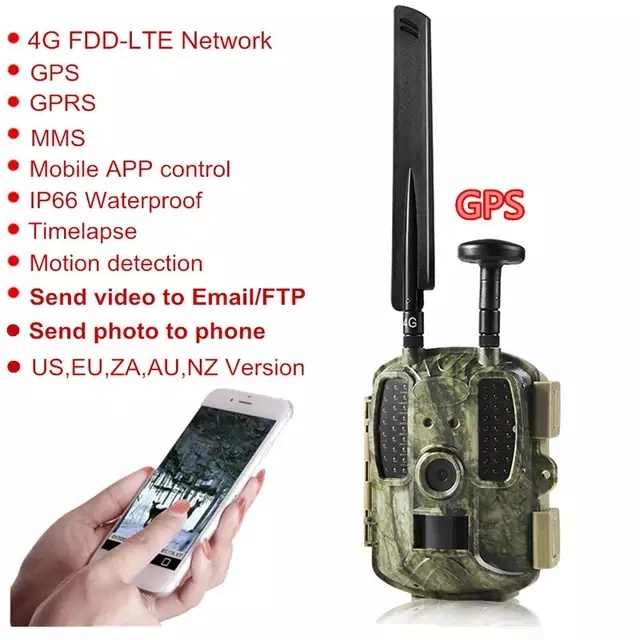 Infrared Hunting Outdoor Waterproof Trail Scouting 4G Hunting Trail Camera