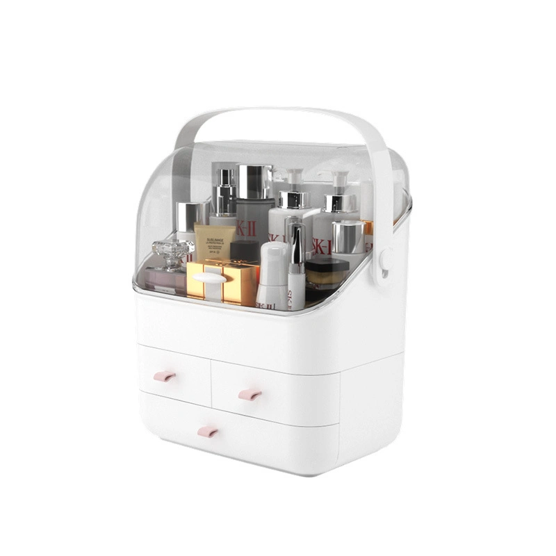 Transparent Makeup Dressing Box Portable Drawer Divider Storage Box