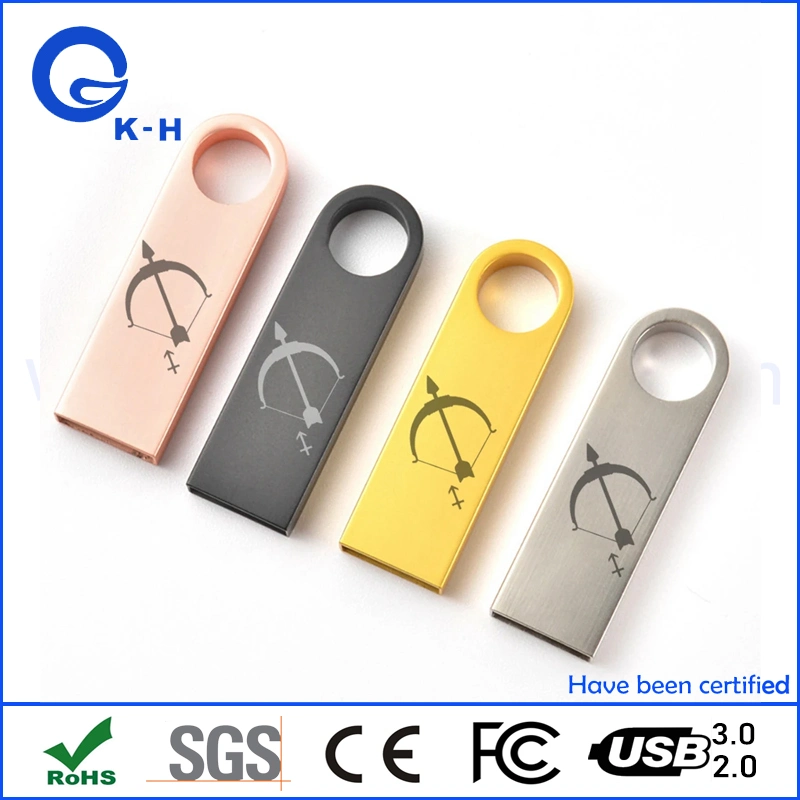 Mini Metal USB Flash Memory Stick for Company Gift 16GB 32GB 64GB